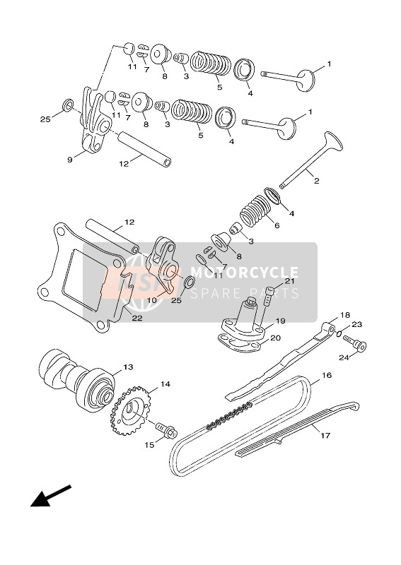 Yamaha YN50FT 2013 Valve for a 2013 Yamaha YN50FT